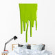 Green Dripping Paint