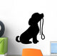 Dog and Leash