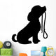Dog and Leash
