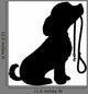 Dog and Leash