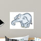 Funny Elephant Wall Mural