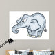 Funny Elephant Wall Mural