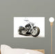 Motorcycle White Wall Decal