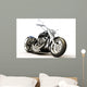 Motorcycle White Wall Decal