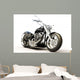 Motorcycle White Wall Decal