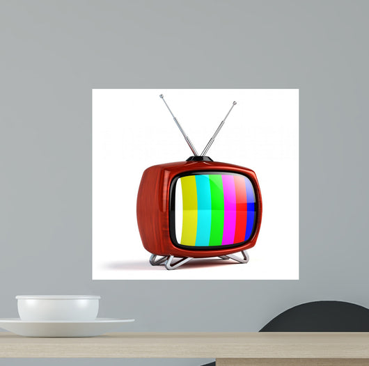 Retro Tv Wall Decal