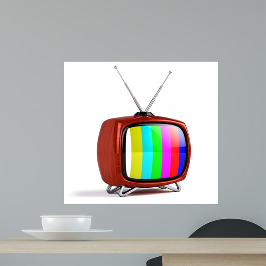 Retro Tv Wall Decal