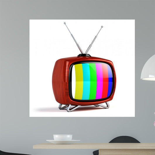 Retro Tv Wall Decal