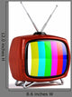 Retro Tv Wall Decal