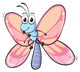a butterfly Wall Decal