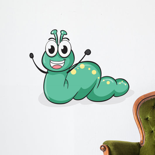 a caterpillar Wall Decal