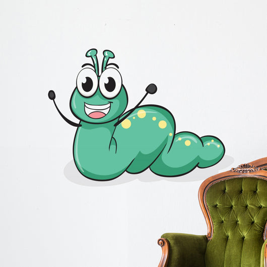 a caterpillar Wall Decal