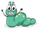 a caterpillar Wall Decal