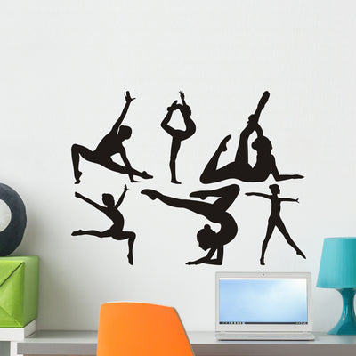 Gymnastics and Fitness shown on a wall