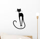 Black Puma Silhouette for Your Design Wall Decal