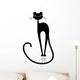 Black Puma Silhouette for Your Design Wall Decal
