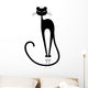 Black Puma Silhouette for Your Design Wall Decal