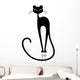 Black Puma Silhouette for Your Design Wall Decal