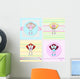 Set with Angels Wall Decal
