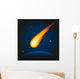 Falling asteroid Wall Mural
