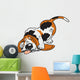 cartoon basset Wall Decal