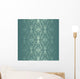 Turquoise Seamless Wallpaper Wall Decal