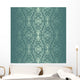 Turquoise Seamless Wallpaper Wall Decal