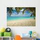 Empty Tropical Beach with Wall Mural