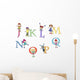 Alphabet Wall Decal Sticker Set