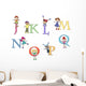Alphabet Wall Decal Sticker Set