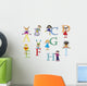 Alphabet Wall Decal Sticker Set