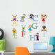 Alphabet Wall Decal Sticker Set