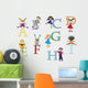 Alphabet Wall Decal Sticker Set