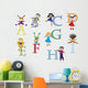 Alphabet Wall Decal Sticker Set