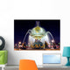 Paris. Place de la Concorde: Fountain at night Wall Mural