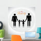 Happy Family Father Mother Wall Mural