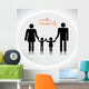 Happy Family Father Mother Wall Mural