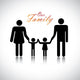 Happy Family Father Mother Wall Mural