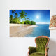Caribbean Sea and Palms