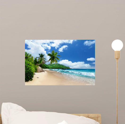 Beach Mahe Island Seychelles