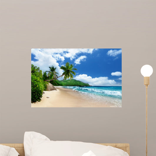 Beach Mahe Island Seychelles