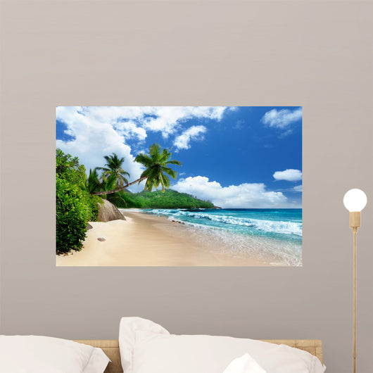 Beach Mahe Island Seychelles