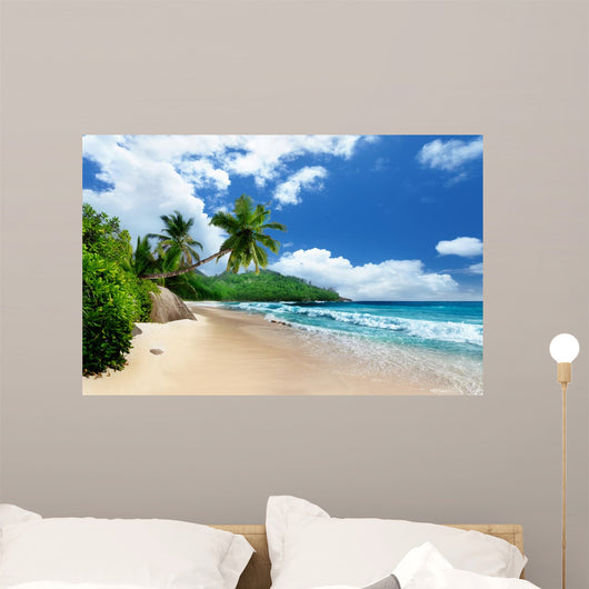 Beach Mahe Island Seychelles