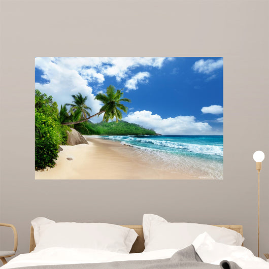 Beach Mahe Island Seychelles