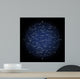 Star Chart - French and English Wall Mural