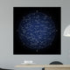 Star Chart - French and English Wall Mural