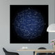 Star Chart - French and English Wall Mural