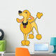 cartoon poodle Wall Decal