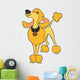 cartoon poodle Wall Decal