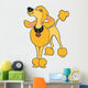 cartoon poodle Wall Decal